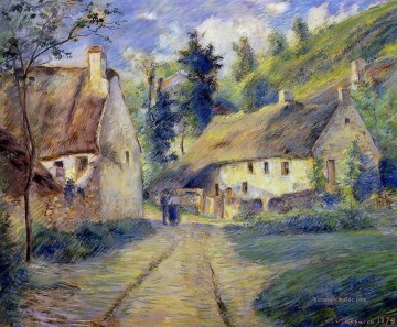 Häuser in Auvers bei Pontoise 1879 Camille Pissarro Szenerie Ölgemälde
